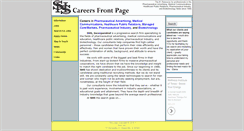 Desktop Screenshot of careersfrontpage.com